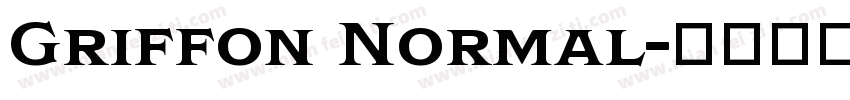 Griffon Normal字体转换